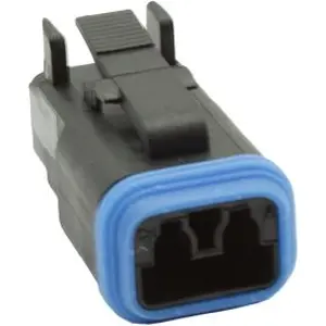 Plug housing, for rectangular miniature plug, PX0102S02BK - 1