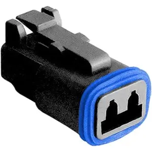 Plug housing, for rectangular miniature plug, PX0104S02BK - 1