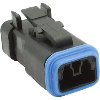 Plug housing, for rectangular miniature plug, PX0105S02BK - 1