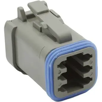 Plug housing, for rectangular miniature plug, PX0105S06GY - 1