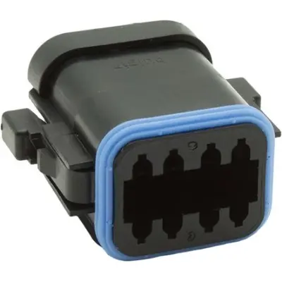 Plug housing, for rectangular miniature plug, PX0105S08ABK - 1