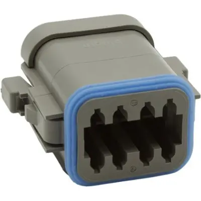 Plug housing, for rectangular miniature plug, PX0105S08AGY - 1