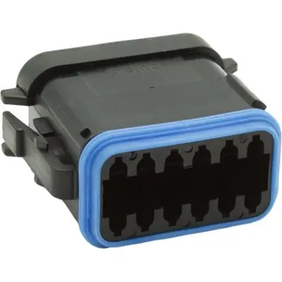 Plug housing, for rectangular miniature plug, PX0105S12AGY - 1
