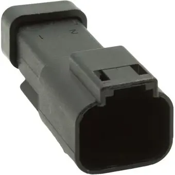 Socket housing, for rectangular miniature plug, PX0106P02BK - 1