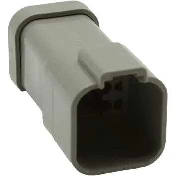 Socket housing, for rectangular miniature plug, PX0106P06GY - 1