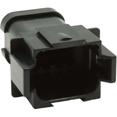 Socket housing, for rectangular miniature plug, PX0106P08ABK - 1