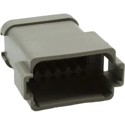 Socket housing, for rectangular miniature plug, PX0106P12AGY - 1