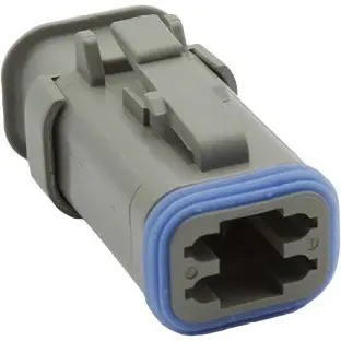 Plug housing, for rectangular miniature plug, PX0108S04GY - 1