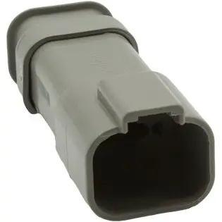 Socket housing, for rectangular miniature plug, PX0109P04GY - 1