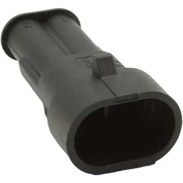 Plug housing, for automotive connector, PX2000P01BK - 1