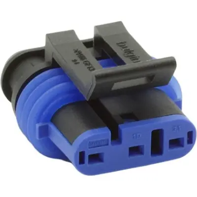 Socket housing, for automotive connector, PX2001S03BK - 1