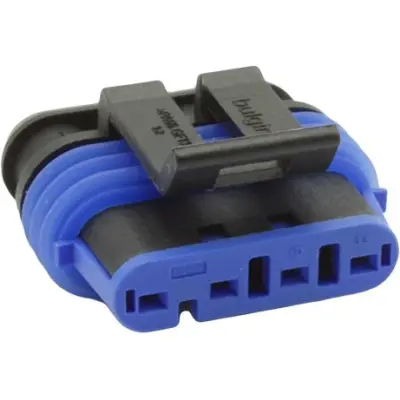 Socket housing, for automotive connector, PX2001S04BK - 1