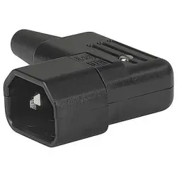 Plug E, 3 pole, cable assembly, screw connection, 1.0 mm², black, 4733.0000