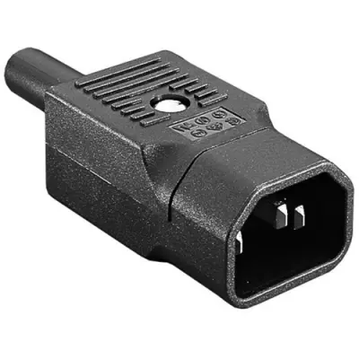 Plug E, 3 pole, cable assembly, screw connection, 1.0 mm², black, PX0686 - 1