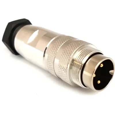 Plug, M16, 5 pole, solder connection, screw locking, straight, PXMBNI16FIM05ASCPG9 - 1