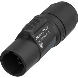Plug, 2 pole + PE, 1.5-2.5 mm², black, NAC3M-TRUE1-S