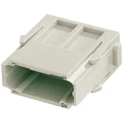 Pin contact insert, DD, 12 pole, unequipped, crimp connection, 09140123001