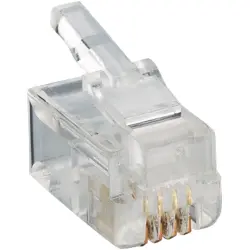 Plug, RJ10, 4 pole, 4P4C, P 126
