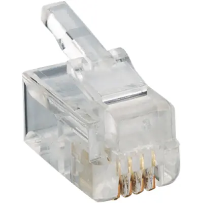 Plug, RJ10, 4 pole, 4P4C, P 126 - 1