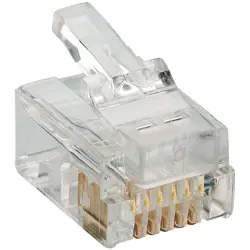 Plug, RJ12, 6 pole, 6P6C, P 128