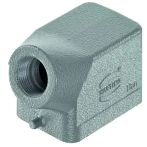 Grommet housing, size 6B, die-cast aluminum, PG13.5, angled, longitudinal bow locking, IP44/IP65/IP67, 09300061540 - 1