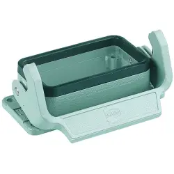 Surface mount housing, size 16B, die-cast aluminum, longitudinal bow locking, IP65, 09300160307