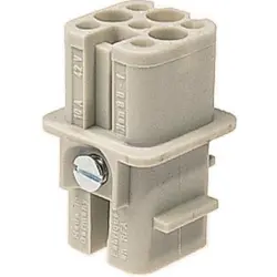 Socket contact insert, 3A, 8 pole, unequipped, crimp connection, 09360083101