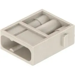 Pin contact insert, 3 pole, unequipped, crimp connection, 09140033001