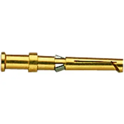 Receptacle, 0.75 mm², AWG 18, crimp connection, gold-plated, 09150006225 - 1