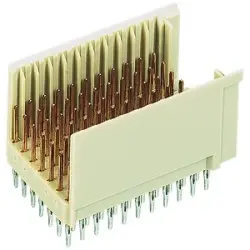 Male connector, 55 pole, pitch 2 mm, straight, 17030552201