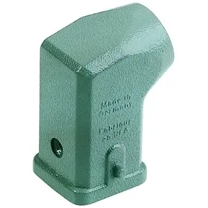 Grommet housing, size 3A, zinc die casting, PG11, angled, longitudinal bow locking, IP44/IP65/IP67, 09200031640 - 1