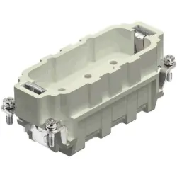 Pin contact insert, 16B, 6 pole, crimp connection, with PE contact, 09310063001