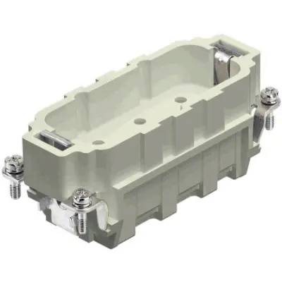 Pin contact insert, 16B, 6 pole, crimp connection, with PE contact, 09310063001 - 1