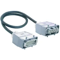 Connection cable, 2 m, plug straight to socket straight, AWG 16, 20871469001200