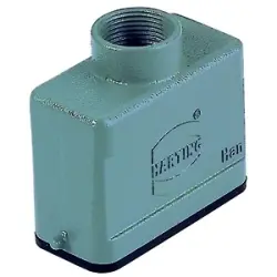 Grommet housing, size 10A, die-cast aluminum, PG13.5, straight, longitudinal bow locking, IP65, 09200101440