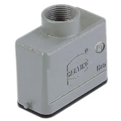Grommet housing, size 10A, die-cast aluminum, M20, straight, longitudinal bow locking, IP65, 19200101440 - 1