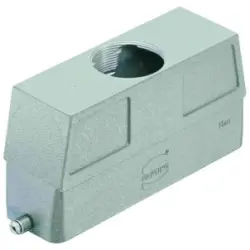 Grommet housing, size L32 B, die-cast aluminum, 1 x M40, straight, longitudinal bow locking, IP65, 19301320441