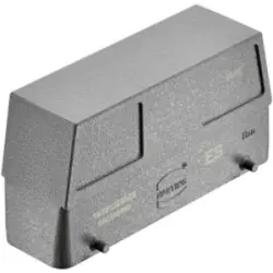 Grommet housing, size L32 B, die-cast aluminum, 1 x M40, angled, cross bow locking, IP65, 19301320528