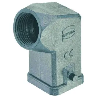 Grommet housing, size 3A, PC, 1 x PG11, angled, longitudinal bow locking, IP44/IP65/IP67, 09200030627 - 1