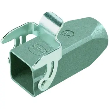 Grommet housing, size 3A, zinc die casting, M20, straight, longitudinal bow locking, IP44/IP65/IP67, 19200031750 - 1