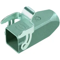 Grommet housing, size 3A, zinc die casting, M20, straight, longitudinal bow locking, IP44/IP65/IP67, 19200031750