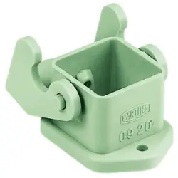 Surface mount housing, size 3A, PC, M20, straight, longitudinal bow locking, IP44/IP65/IP67, 09200030320