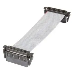Ribbon cable, 0.5 m, female connector, 80 pole angled to female connector, 80 pole angled, AWG 30, 33152430500149