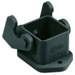 Surface mount housing, size 3A, PC, M20, straight, longitudinal bow locking, IP44/IP65/IP67, 09200030327
