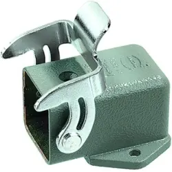 Surface mount housing, size 3A, zinc die casting, M20, angled, longitudinal bow locking, IP44/IP65/IP67, 09200030801
