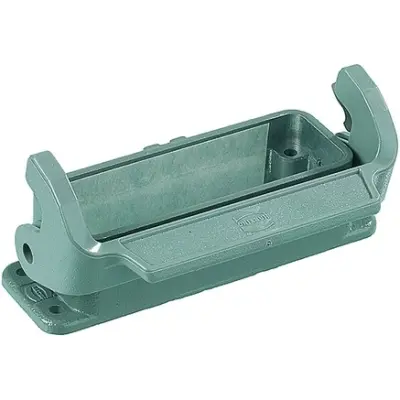 Surface mount housing, size 16A, die-cast aluminum, longitudinal bow locking, IP65, 09200160301 - 1