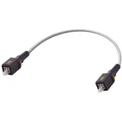 Connection cable, 0.5 m, plug straight to plug straight, 1.5 mm², 33592220050012