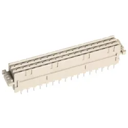 Female connector, type F, 32 pole, z-b, pitch 5.08 mm, solder pin, straight, 09062326848