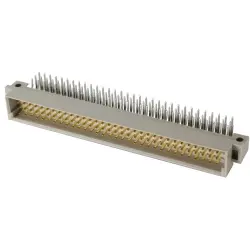Male connector, type C, 32 pole, AC, pitch 2.54 mm, solder pin, angled, 09031326941