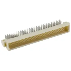 Male connector, type C, 96 pole, a-b-c, pitch 2.54 mm, solder pin, angled, 09033966918